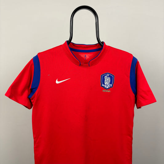 00s Nike South Korea Football Shirt T-Shirt Red Small