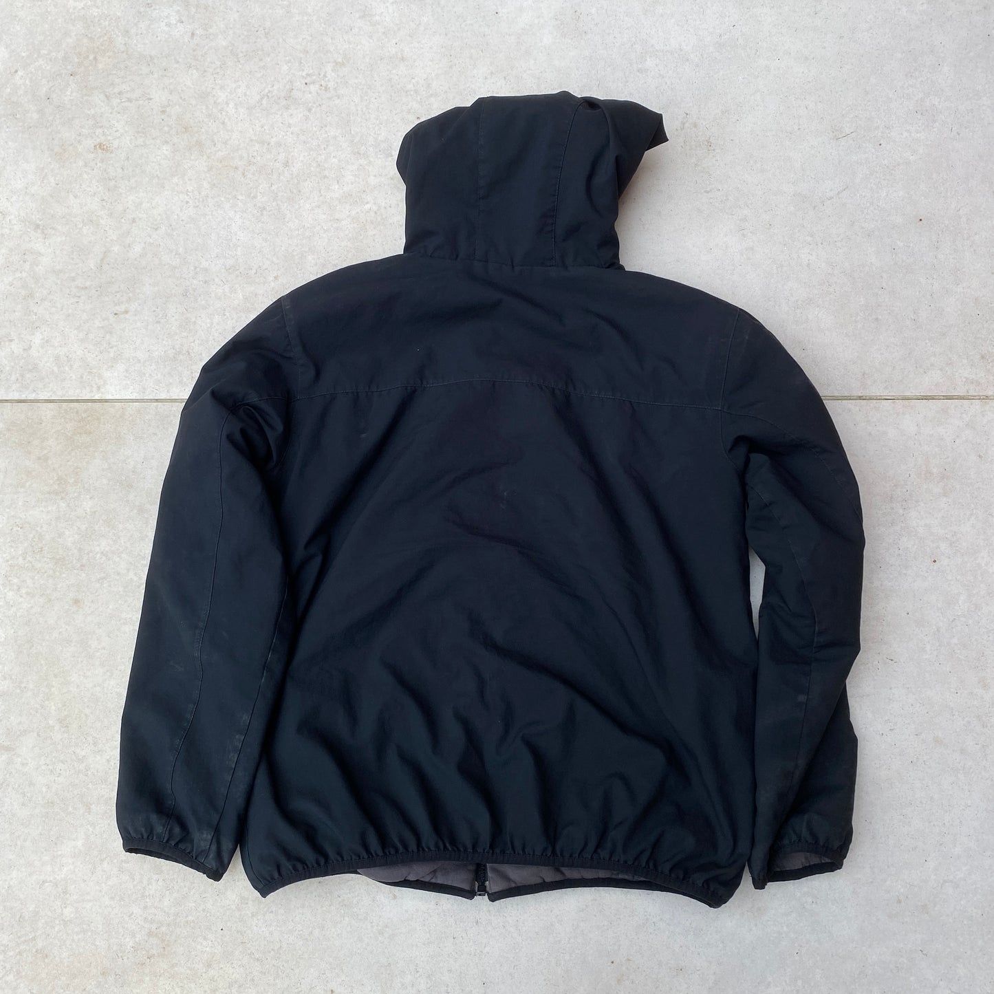 00s Nike Reversible Fleece Coat Jacket Black Small