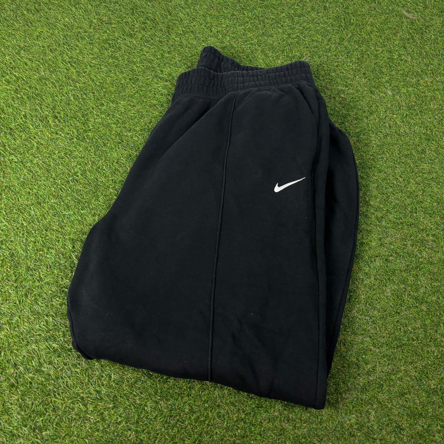 00s Nike Wide Leg Cotton Joggers Black XL