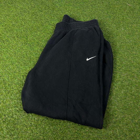 00s Nike Wide Leg Cotton Joggers Black XL