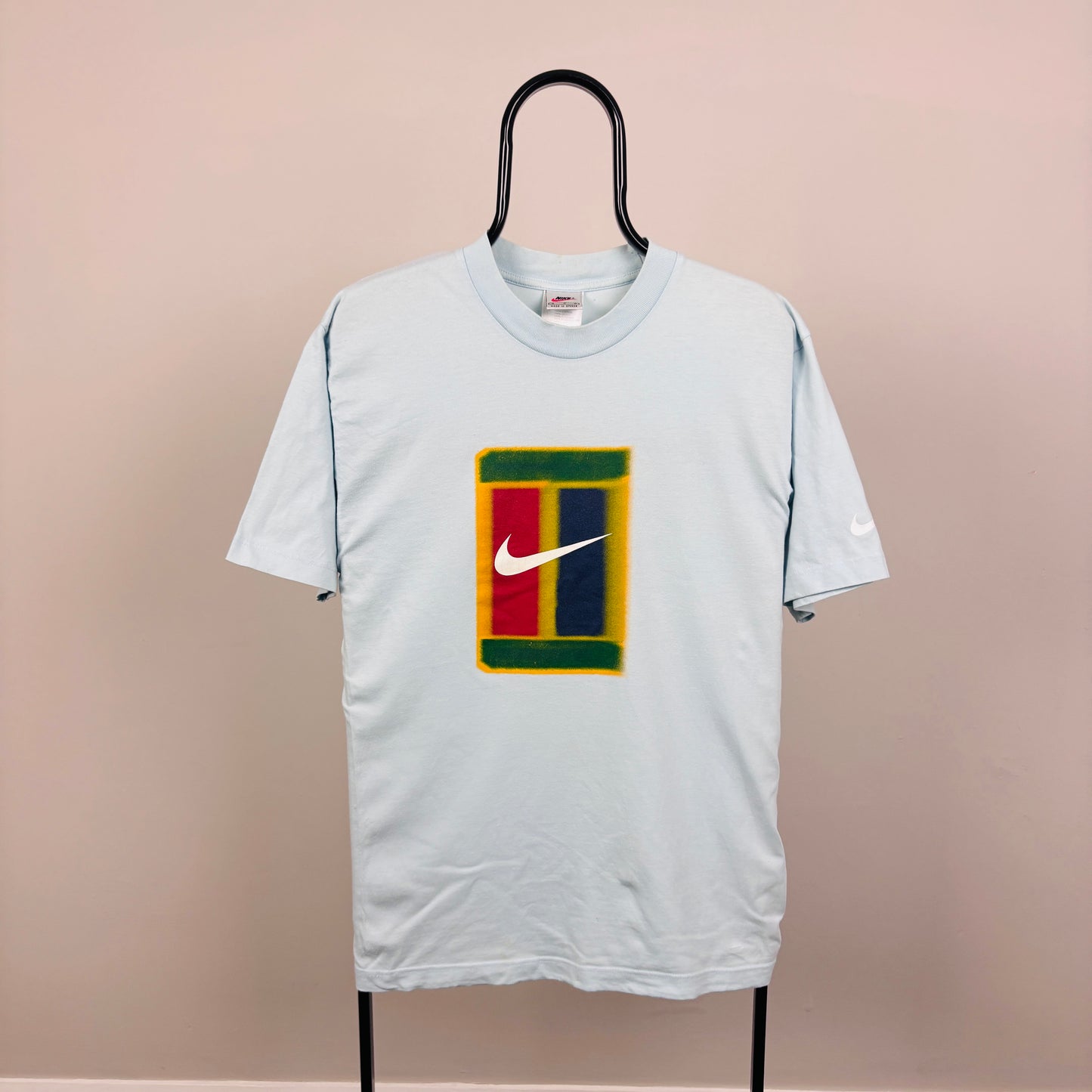 90s Nike Challenge Court T-Shirt Baby Blue Medium