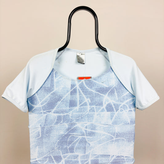 00s Nike Waves T-Shirt Blue Women’s Large