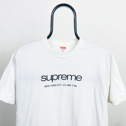 Retro Supreme T-Shirt White Medium