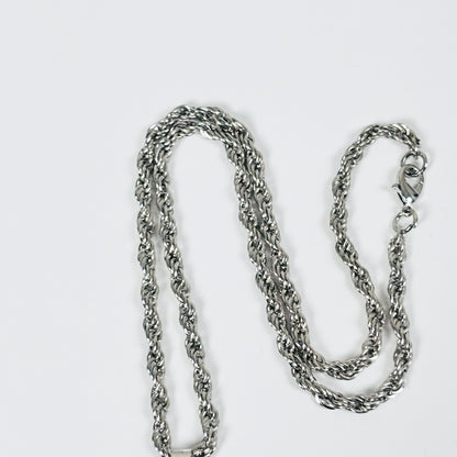 Jesus Cross Necklace Silver