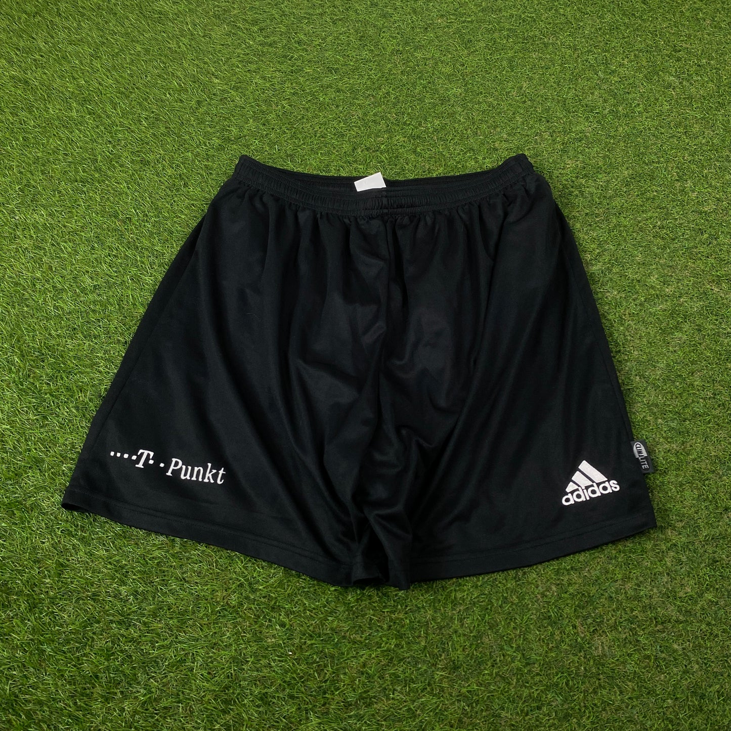 00s Adidas Football Shorts Black Large