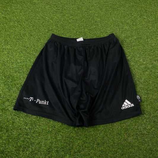 00s Adidas Football Shorts Black Large
