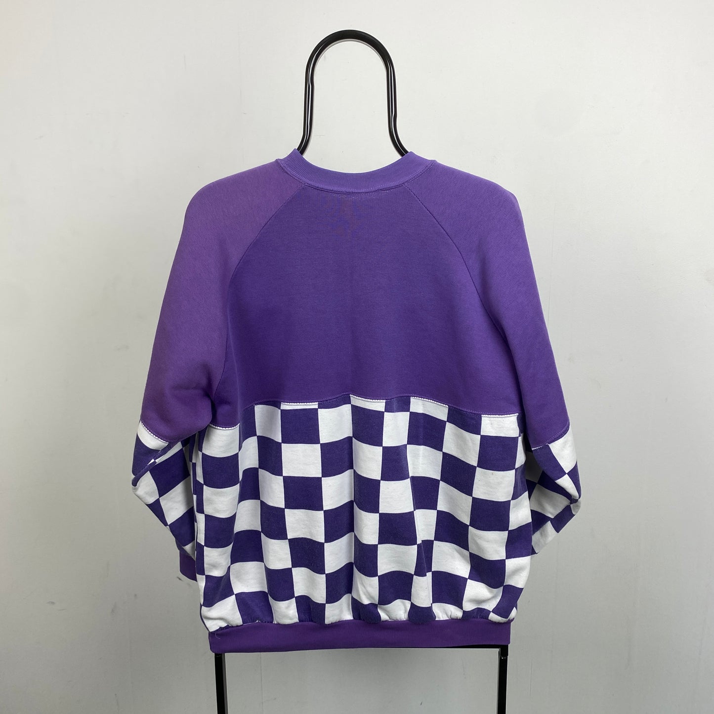 Retro Fiorentina Football Sweatshirt Purple Large