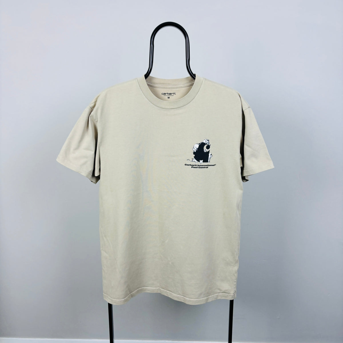 00s Carhartt Pest Control T-Shirt Brown Medium
