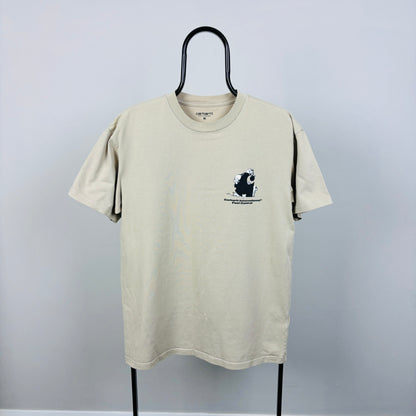 00s Carhartt Pest Control T-Shirt Brown Medium