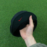 90s Nike Fleece Ear Flap Hat Black