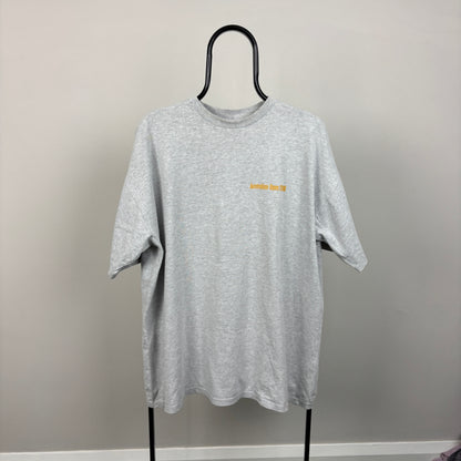 90s Nike Challenge Court Australian Open T-Shirt Grey Large