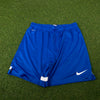 00s Nike Football Shorts Blue Medium