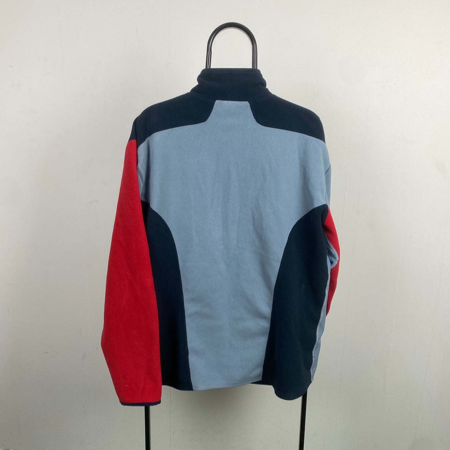 00s Nike England Rugby Fleece Sweatshirt Blue Large