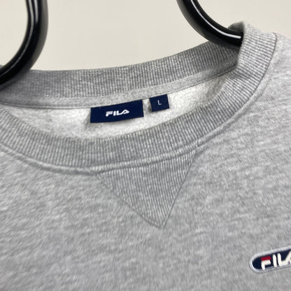 00s Fila Sweatshirt Grey Large
