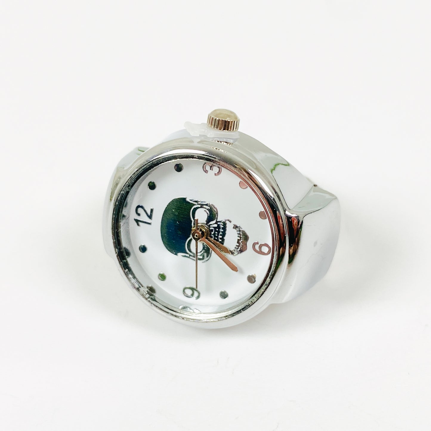 Retro Adjustable Skull Watch Ring
