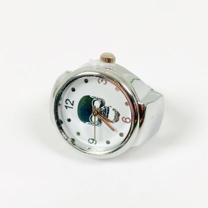 Retro Adjustable Skull Watch Ring