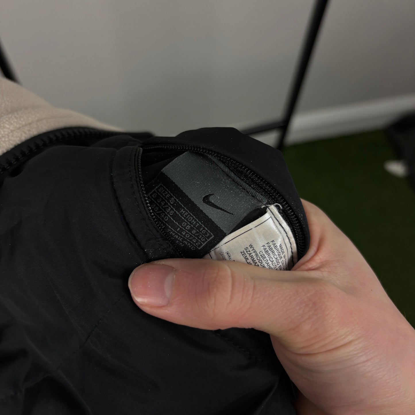 00s Nike Fleece Gilet Jacket Black Women’s Small