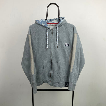 00s Nike Air Zip Hoodie Grey Medium