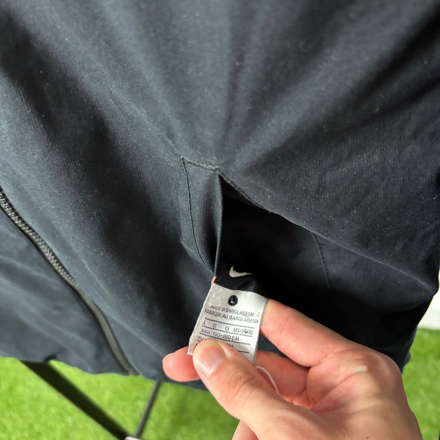 00s Nike Reversible Piping Jacket Black XS