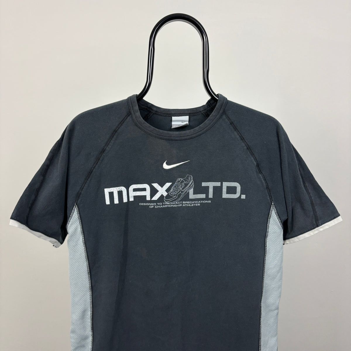00s Nike Air Max Raglan T-Shirt Black Medium