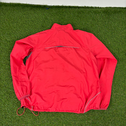 00s Nike Piping Tracksuit Jacket + Joggers Set Pink Large