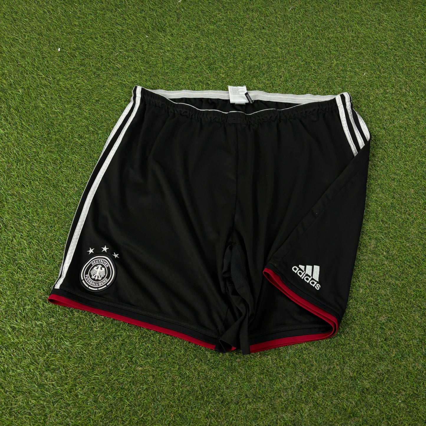00s Adidas Bayern Munich Football Shorts Black Large