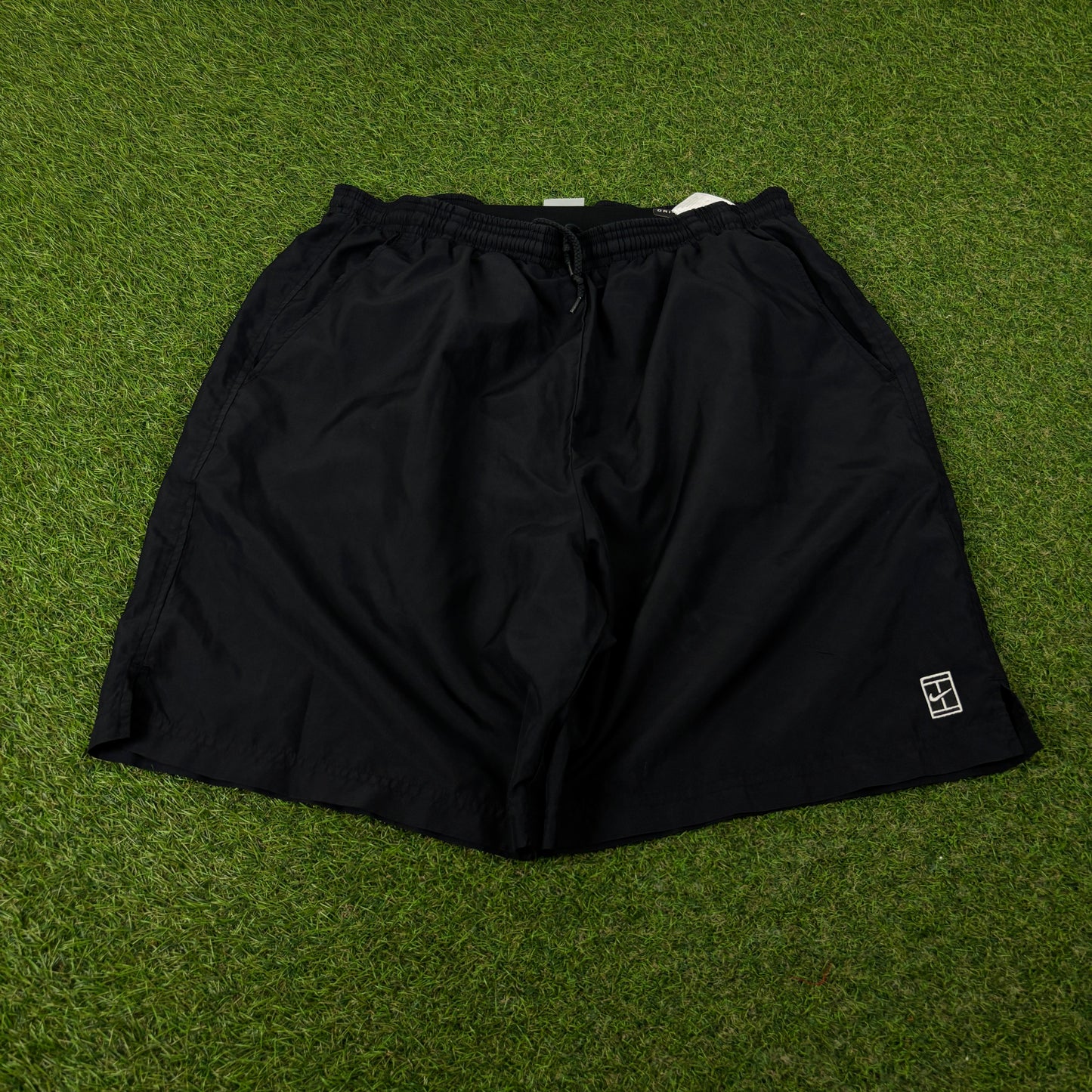 00s Nike Court Tennis Shorts Black Large