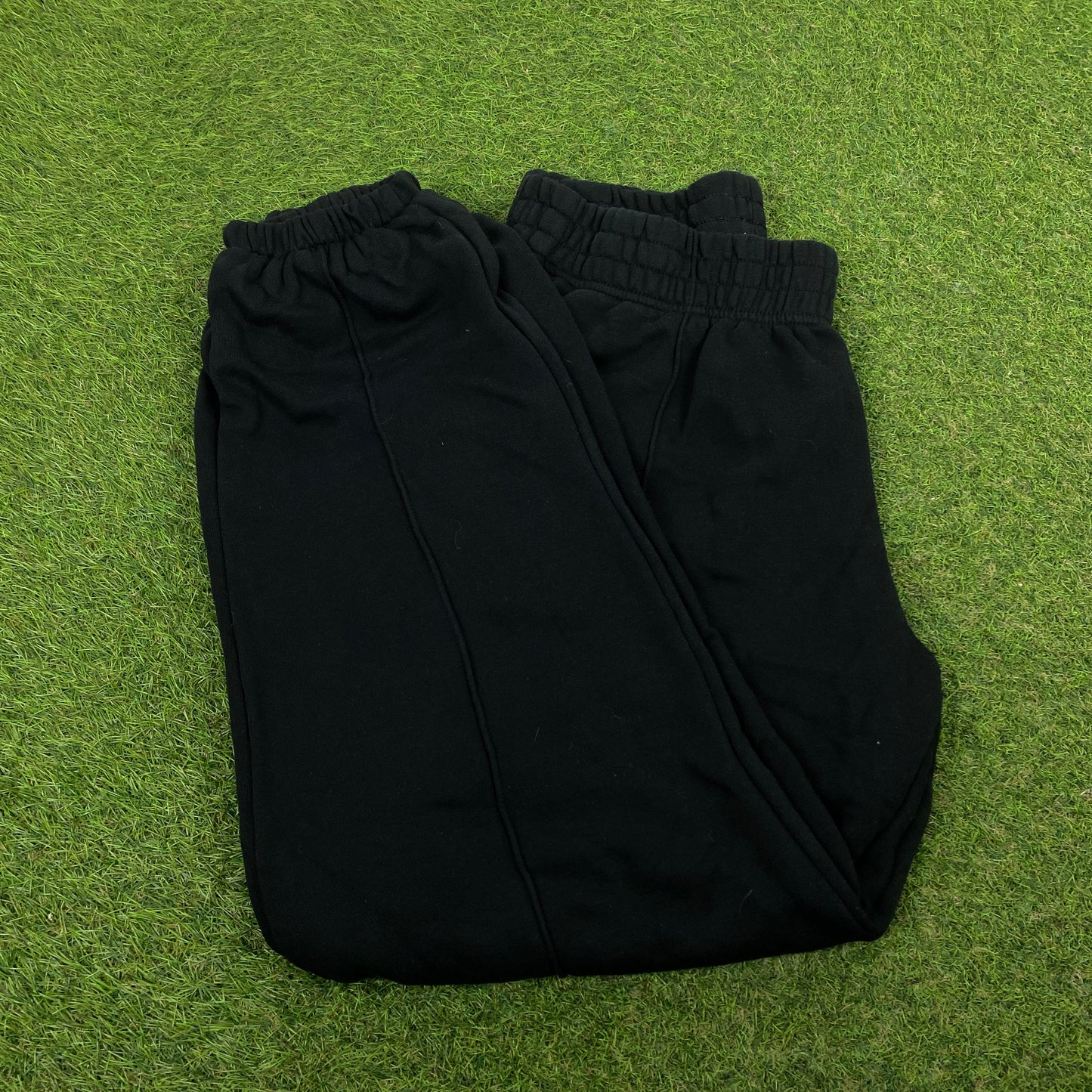 00s Nike Wide Leg Cotton Joggers Black Medium