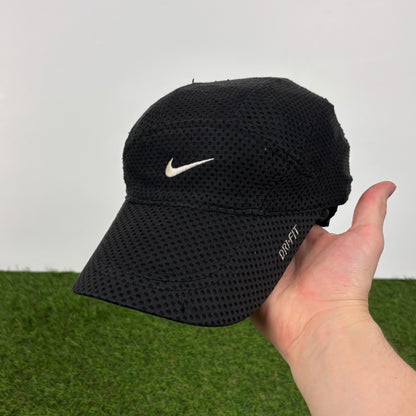 00s Nike Mesh Dri-Fit 6 Panel Hat Black