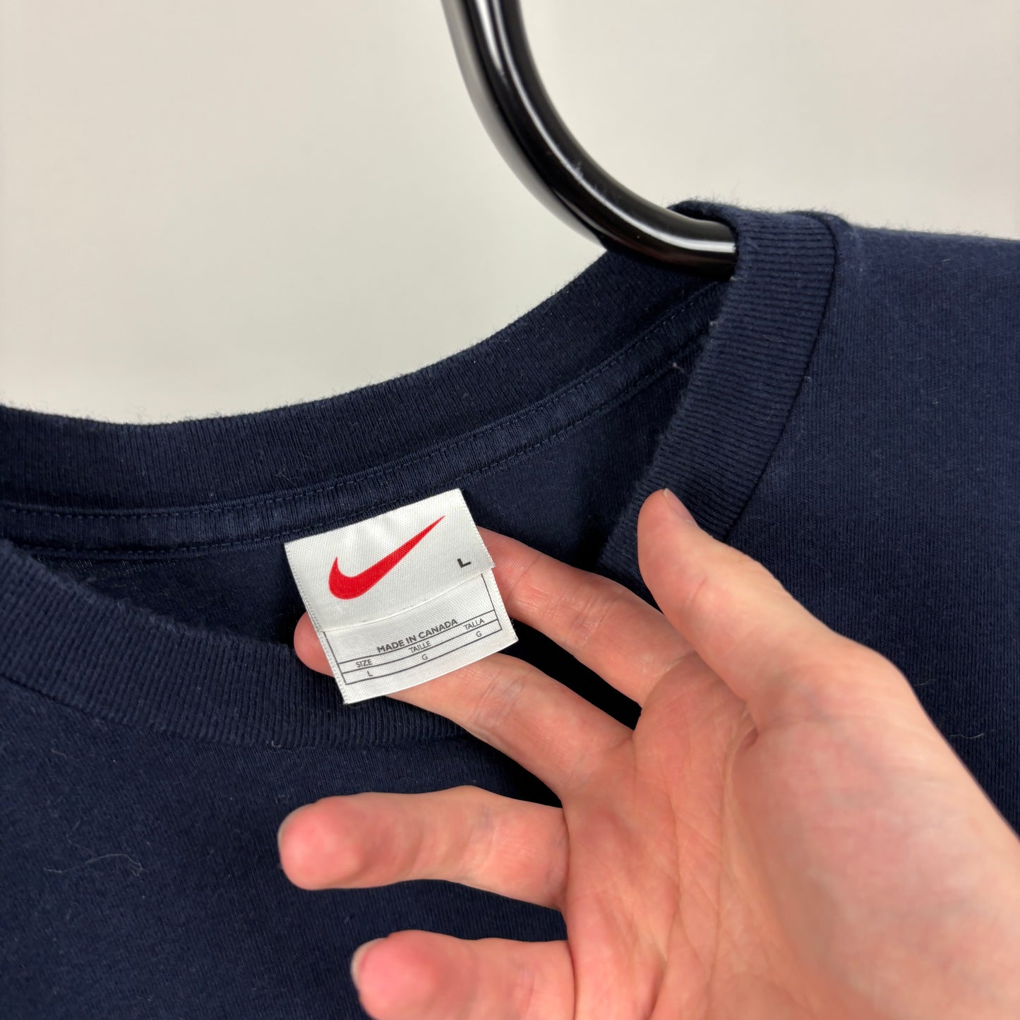 90s Nike Six Pack T-Shirt Blue Large