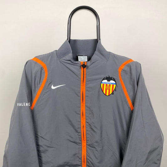 00s Nike Valencia Windbreaker Jacket Grey Small