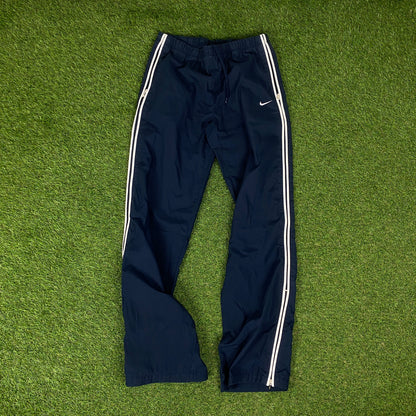 00s Nike Inter Milan T90 Windbreaker Jacket + Joggers Set Blue Small