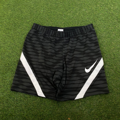 00s Nike Football Shorts Black Large