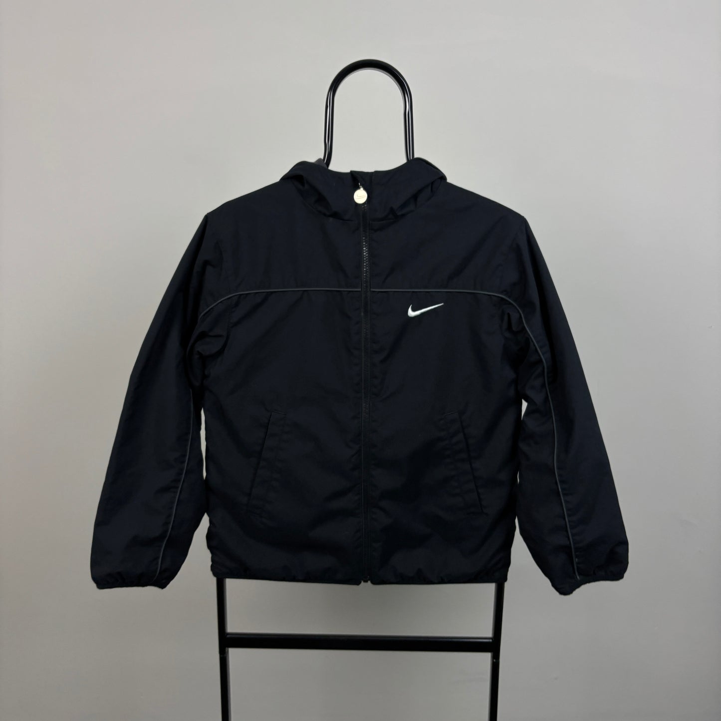 00s Nike Reversible Piping Jacket Black XS