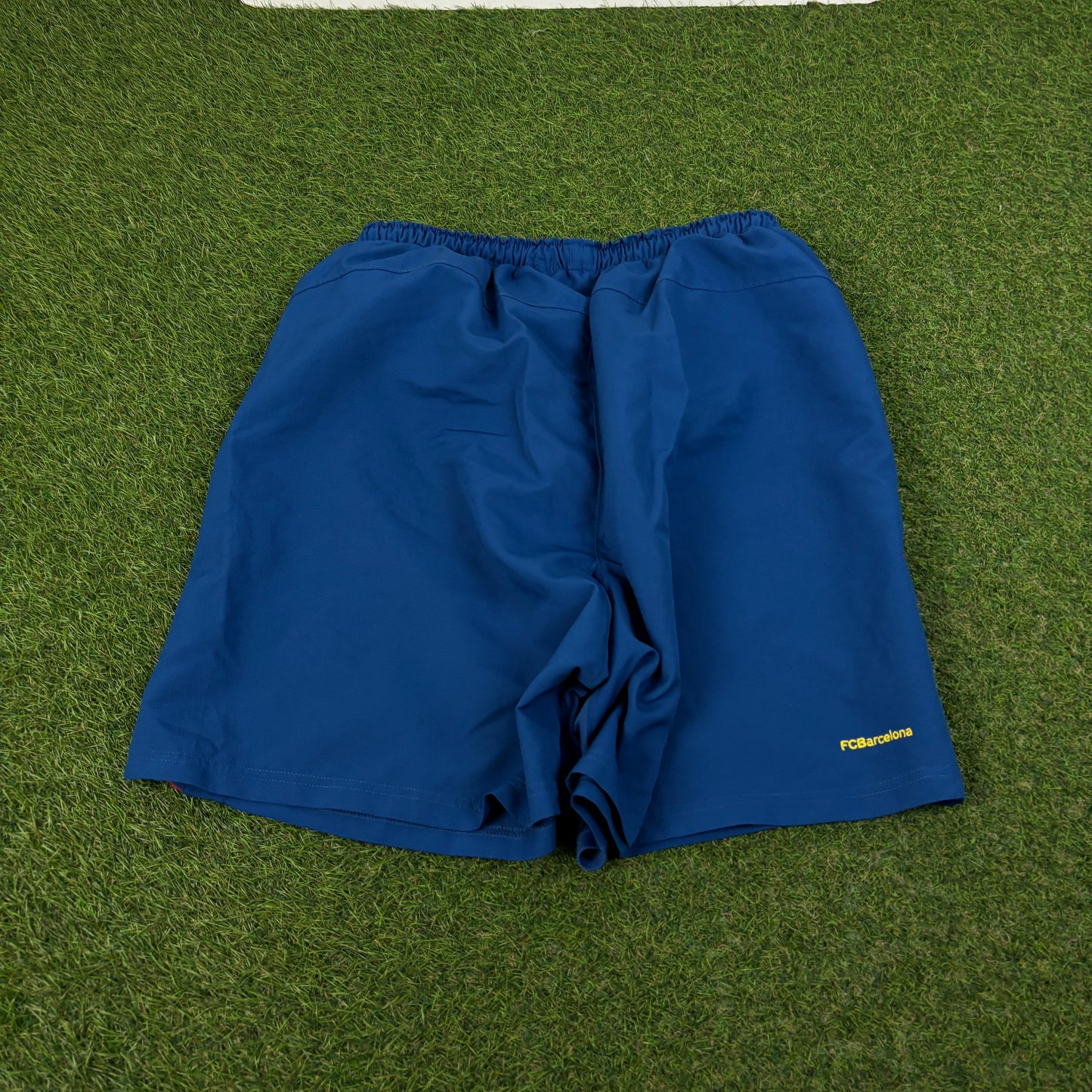 90s Nike Barcelona Football Shorts Blue Medium
