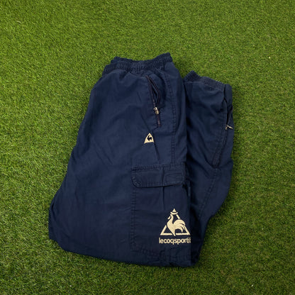 00s Le Coq Sportif Joggers Blue Small
