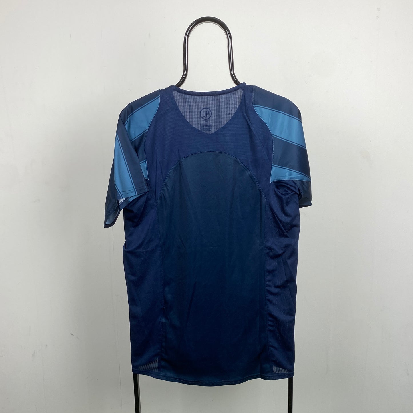 90s Nike Inter Milan Football Shirt T-Shirt Blue Small