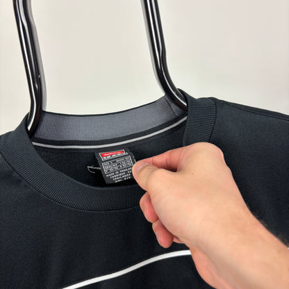 00s Nike Centre Swoosh T-Shirt Black Large
