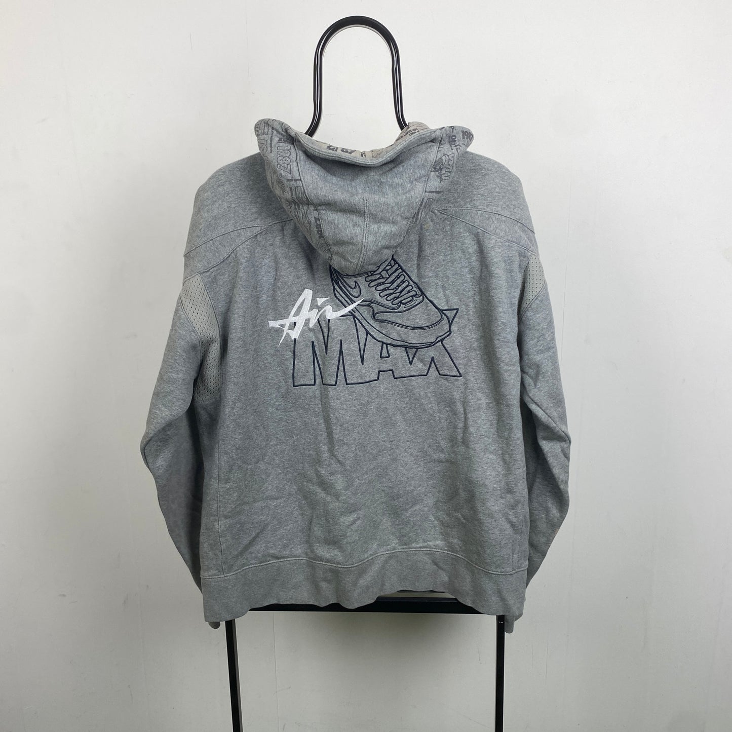 00s Nike Air Max Zip Hoodie Grey Medium