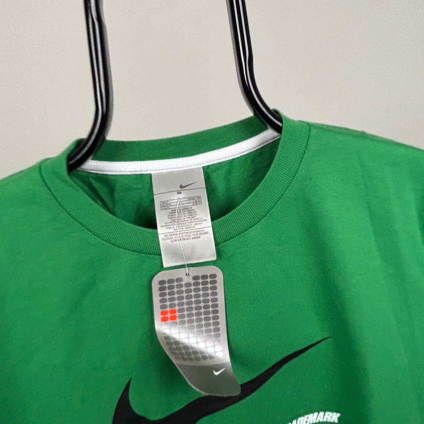 00s Nike Swoosh T-Shirt Green Medium