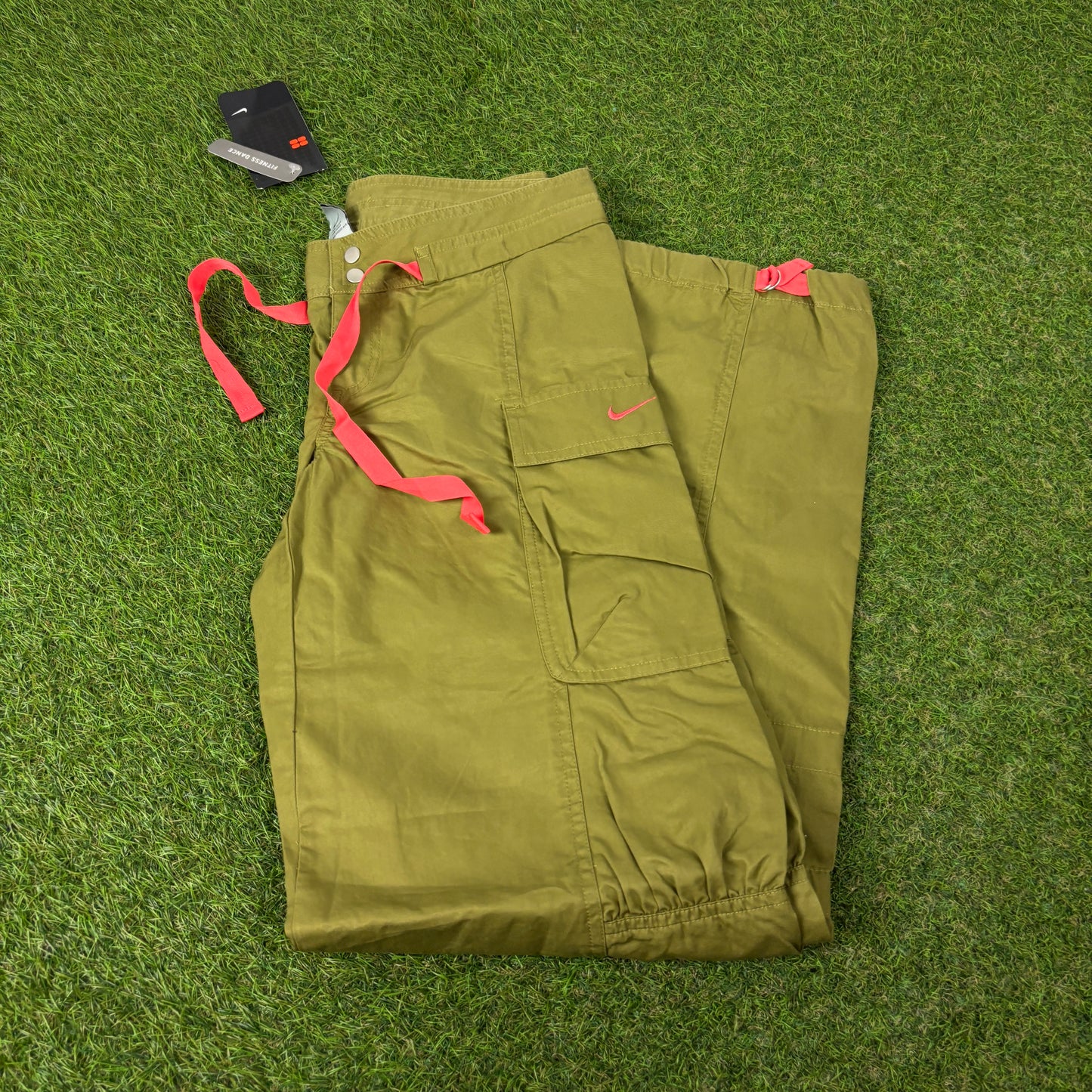 00s Nike Cargo Trousers Joggers Green Women’s XS