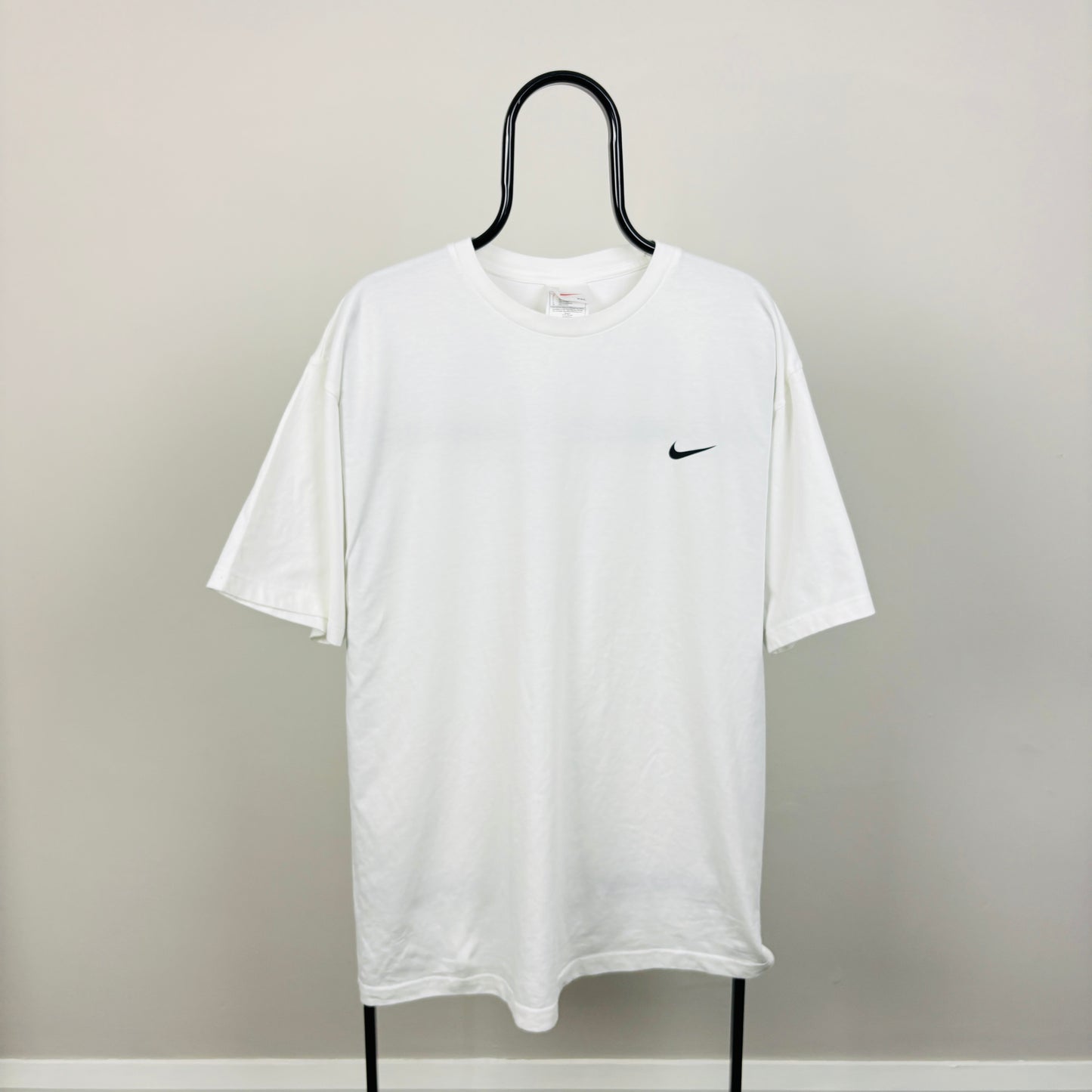90s Nike Swoosh T-Shirt White XXL