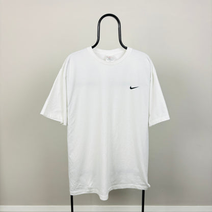 90s Nike Swoosh T-Shirt White XXL