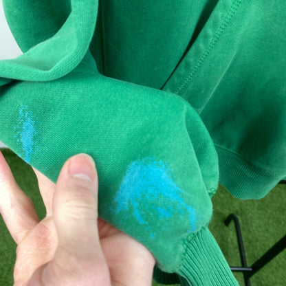 00s Nike Heavyweight Hoodie Green Medium