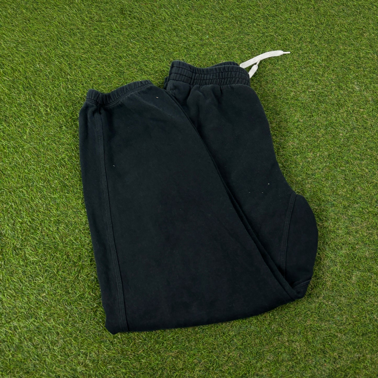 00s Nike Wide Leg Cotton Joggers Black Small