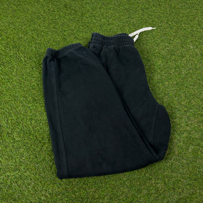 00s Nike Wide Leg Cotton Joggers Black Small