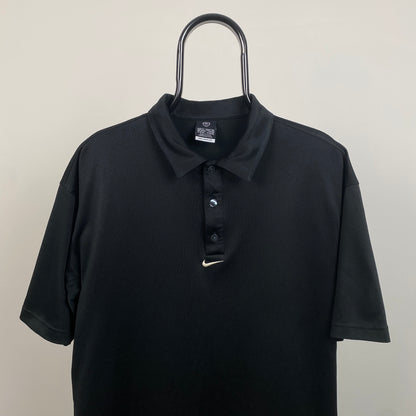 00s Nike Golf Polo Shirt T-Shirt Black XL