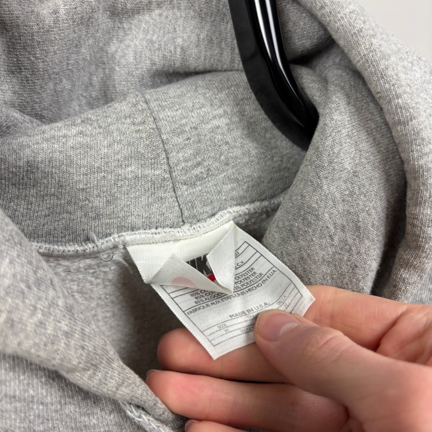 90s Nike Hoodie Grey Medium
