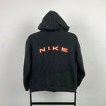 90s Nike Zip Hoodie Black XS