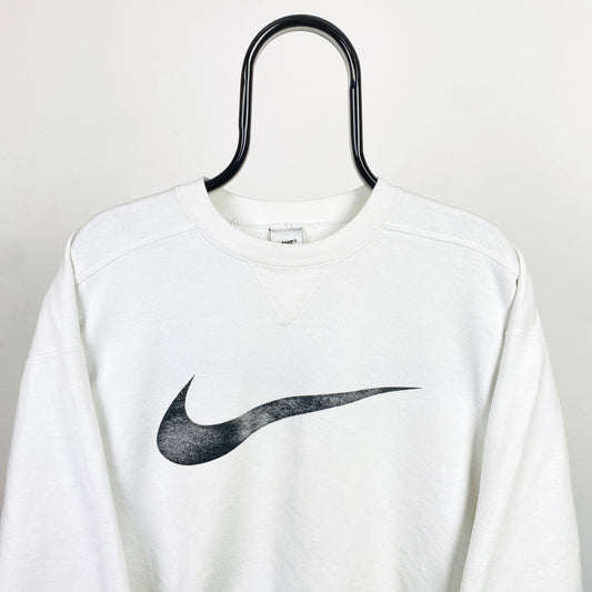 90s Nike Sweatshirt White Small